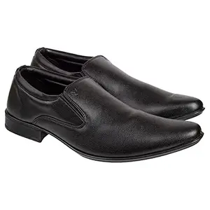 WALKAROO Gents Black Shoe (WF6005) 6 UK
