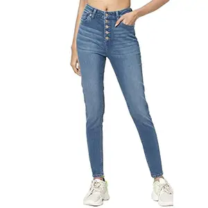 Only Women's Skinny Jeans (15266013-Medium Blue Denim_Medium 27)