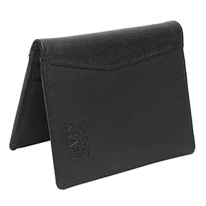 DCENT KRAFT Men & Boys Pure Leather Wallet,RFID Card Protection,ATM & Credit Debit Card Slot,Slim Formal Black Bi Fold Leather Wallet for Men & Women