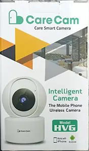 Care Cam WiFi Smart CCTV 3mp IP Two Way Communication Indoor 15m Model HVG 2 Years Warranty price in India.