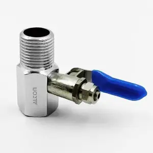 ALD935, Brass, Inlet Valve/Connector, 1/4" (6mm) Connection, RO/UV/Water Filter Purifier (DV Set)