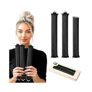 Heatless Hair Curlers – No Heat Satin Curling Rod with Hook for Long & Short Hair | Flexible, Fast Curling Rollers for Women | Portable for Home & Travel (Multicolor)