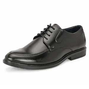 Centrino Formal Shoe for Men | Cushioned Insole for Better Comfort | Stylish Lace-Up for Boys | Perfect for Office Wear & Formal Dress 9783-1 Black