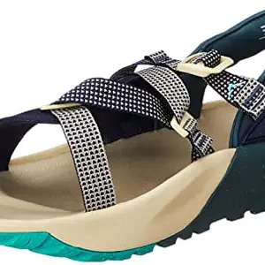Nike Mens Oneonta Sandal Obsidian/Volt-Faded Spruce-Khaki Running Shoe - 11 UK (DJ6603-400)