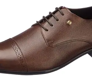Hush Puppies Danny Derby E Mens Formal Lace-Up Shoes in Brown