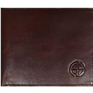 SHINE STYLE B8 Style Brown Crunch Leather Wallet for Men || Gift for Men