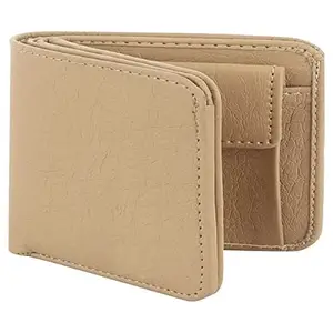 FZ FASHION ZONE Beige Leather Men's Wallet (FZ54726-24 beige)