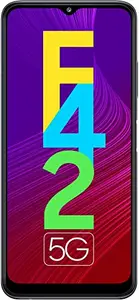 Samsung Galaxy F42 5G (Matte Black, 128GB, 6GB RAM) price in India.