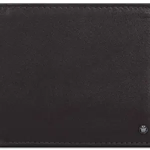 Louis Philippe Wallet for Men Bi-Fold Genuine Leather Slim & Sleek with RFID Security (ID Slot)
