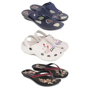 Women's Comfortable Sandal,Casual Lightweight Sandal for Everyday Wear | (COMBO-3)-1973-O10-O18-5-EURO-36