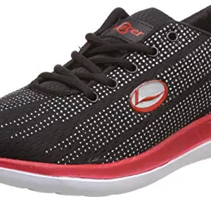 Lancer Men's Cuba BLK-RED Running Shoes-10 UK/India (44 EU) (CUBA-911)