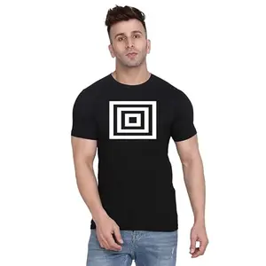 ALLEN BLACK Men's Round Neck T-Shirt,Men's T-Shirt Idea f Gym, Sp ts, Casual Outings, (GAR_ Tshrt_ XXL_7280_) Multicolour