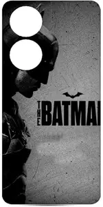 The Batman Movie Phone Skin Cover for Vivo T2, Black and White Design