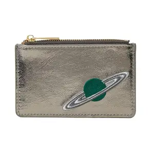 Accessorize London Women's Embroidered Planet Card Holder