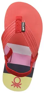 United Colors of Benetton Boy's Red Flip-Flops and House Slippers - 7 UK/India (26 EU)
