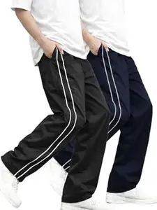 CHKOKKO Men’s Relaxed Track Pants for Gym Workout Running Casual Wear Sports Lower with Pockets Adjustable Drawstring Waist Lightweight Quick Dry Activewear Fitness