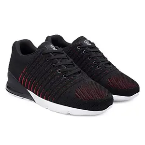 BXXY 3 Inch Hidden Height Increasing Sport Shoes for Cricket, Football, Basketball etc. Black-9 UK