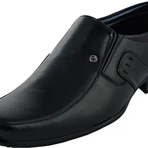 Auserio Men's Black Formal Shoes - 6 UK/India (40 EU)(SS- 125)