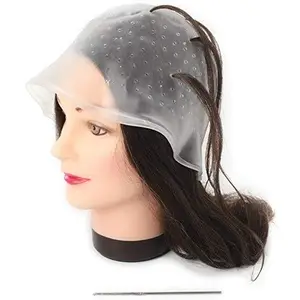 AKADO Professional silicone highlight reusable hair coloring bleaching cap for salon