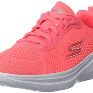 Skechers Women Go Run Fast Float Running Shoe, 4 UK (7 US), Pink