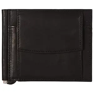 Leatherman Fashion LMN Genuine Leather Brown Size Medium for Unisex Money Clip LM_9173B (1 CC Card Slots)