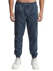 Highlander Men's Cargo Jogger Trousers| Utility Pockets | Trouser for Men | Men Trousers