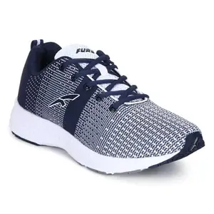 FURO Comfortable Outdoor Running Sports Shoes for Men R1013 Navy,White