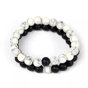 Natural Multi Layer Tiple Protection Stone Beads Magnetic Bracelets. Bracelets for Women Stylish Couple