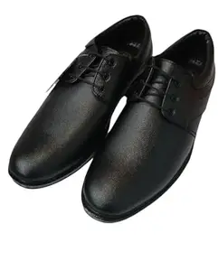 Black Pure Leather Derby Formal Shoes for Men (9)