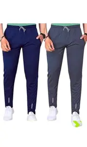 Stylish Solid Men Comfortable Solid Trackpants(Pack of 2)
