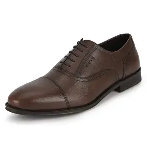 Red Tape Men Tan Oxford Shoes-7