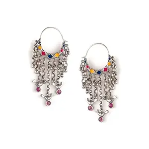 Shaya By Caratlane Sarvariyo Pattern Women's Earrings In 925 Silver
