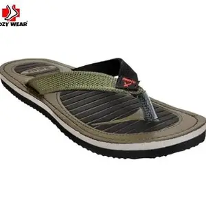 Cozy Wear G-253 Grey Flip Flops for Men ? Reliable Rubber Slippers for Everyday Use FOR SIZE - 9