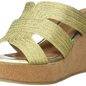 Sole Head Women'S 306 Gold Fashion Sandals-5 Uk (38 Eu) (306Gold)(Gold_Faux Leather)