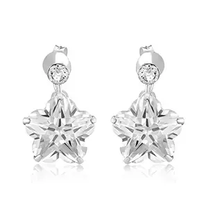 Ananth Gems 925 Silver BIS HALLMARKED Made with Swarovski Crystal Dangle Drop Earrings for Women