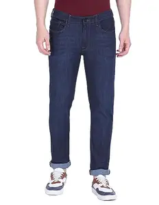 Arrow Men's Slim Jeans (ASAGJN2663_Dark Blue
