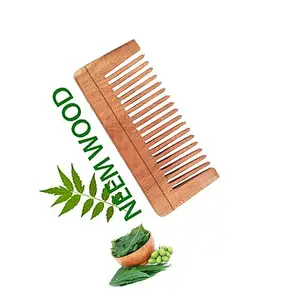 Bode Neem Wooden Comb | Hair Comb Set Combo For Women & Men | Kachi Neem Wood Comb Kangi Hair Comb Set For Women | Wooden Comb For Women Hair Growth |Kanghi For Hair -Amz 48