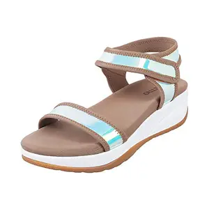 Metro Women Chikoo Synthetic Sandals (33-967-22-37) (Size 4 UK/India (37EU))