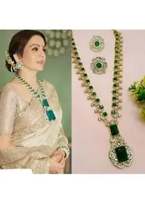 NITA AMBANI INSPIRED HAAR Necklace Set, Floral Design
