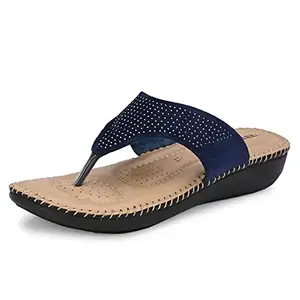 Centrino Blue Sandal for Women 2855-5