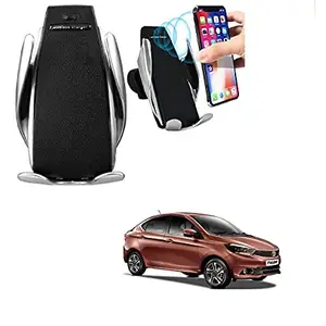 Kozdiko Car Wireless Car Charger with Infrared Sensor Smart Phone Holder Charger 10W Car Sensor Wireless for Tata Tigor
