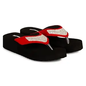 Modern Checks Design Glossy Flipflop Slipper Women Girls