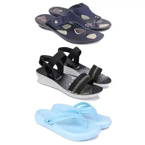 Women's Comfortable Sandal,Casual Lightweight Sandal for Everyday Wear | BTS-(3-COMBO)-1973-1931-1976-5-EURO-36