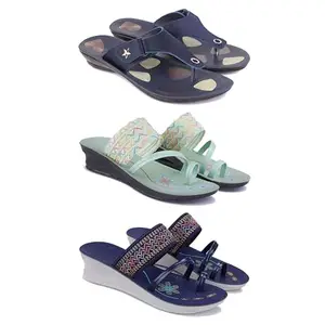 Women's Sandals | Lightweight Wear| Stylish & Easy to Wear For Women'S PCV-SAN-(COMBO-3)-1973-1954-1947-7