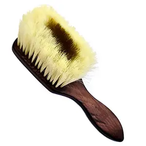 Foreign Holics Large Neck Duster Brush Anself Soft Barber Face Cleaning Hairbrush Nylon Hair Wooden Handle Cutting