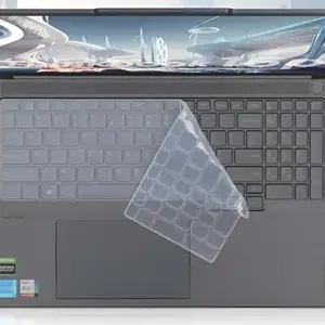 RAYA Silicone Keyboard Skin Cover for 2024-2025 Lenovo Thinkbook 16 Laptop [ Gen 6 / Gen 7 / Gen 8 ] (Transparent)