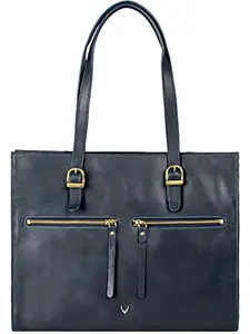 Hidesign womens EE NEPTUNE III Large M Blue Tote Bag