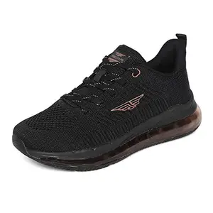 Red Tape Women's Black Walking Shoes-2