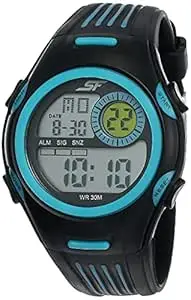 Sonata SF Super Fibre Digital Dial Plastic Strap Watch for Men-NS77072PP02/NT77072PP02