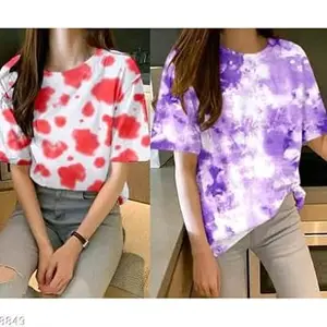 Trendy Women’s T-Shirt – Soft, Stylish, and Comfortable Tee for Everyday Fashion and Casual Wear Design No SH-P3258-L